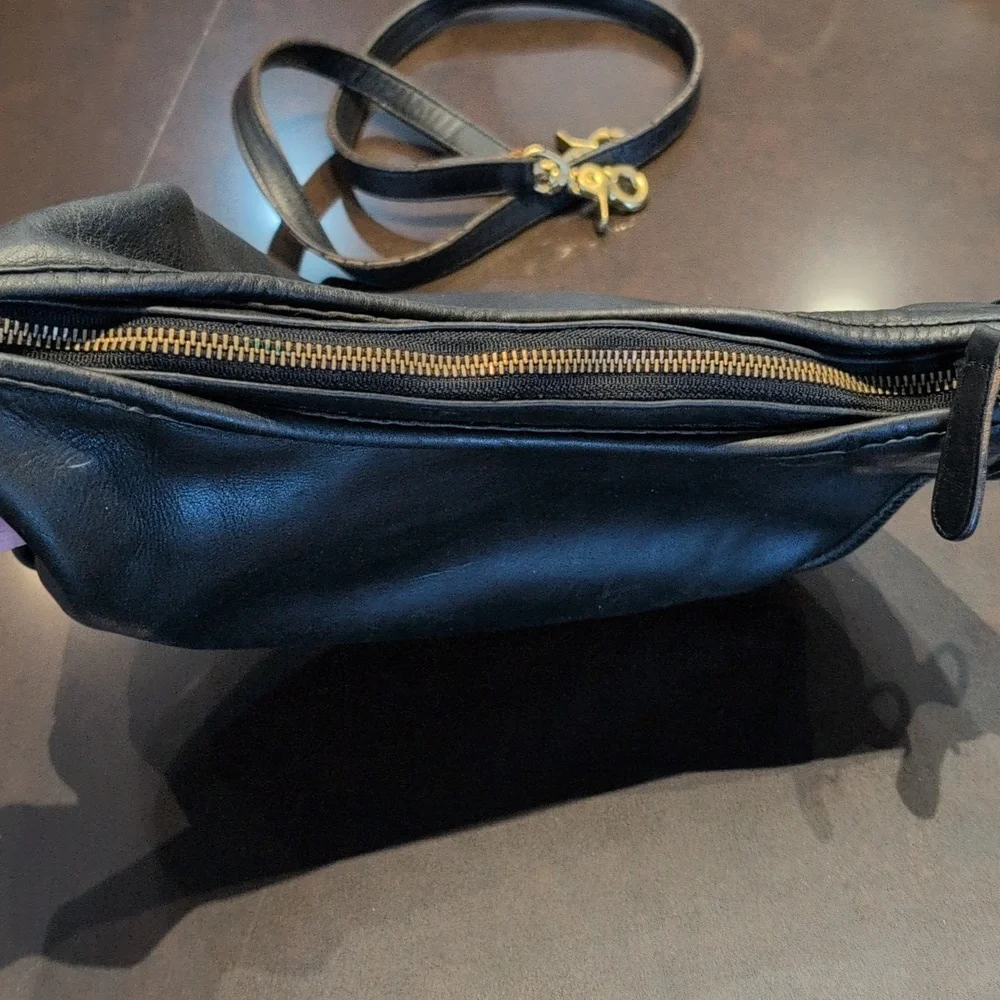 Vintage Coach Swinger 4040 Black Project Bag - Picture 8 of 14